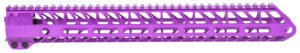 Timber Creek Outdoors ME15HGPPA Enforcer 15 Inch Hand Guard M-LOK  Purple Anodized