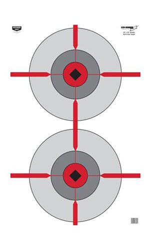 Birchwood Casey 37031 EZE-Scorer Bullseye Paper Target 23" x 35" 100 Per Pkg