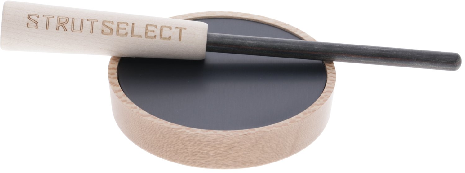 Drury Outdoors HSDODPC Signature Pot Call Friction Call Attracts Turkeys Natural Aluminum/Wood