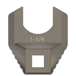 Real Avid AVMF114BNW Master -Fit Barrell Nut Wrench 1 1/4" Titanium Titanium/Stainless Steel AR-Platform Free-Float Handle