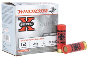 Winchester Ammo XBP12W Super X Blank 12Gauge 2.75" 25 Per Bx/10 Case