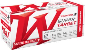 Winchester Ammo TRGT127VP Super-Target Light Target 12Gauge 2.75" 1 1/8oz 7.5Shot 100 Bx/2 Case *Value Pack