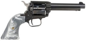 Heritage Mfg RR22B4GPRL Rough Rider  22 LR 6 Shot 4.75" Black Barrel & Cylinder Black Frame, Altamont Gray Pearl Grips