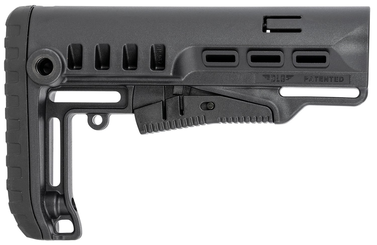 NcStar VG087 Tactical Mil-Spec Stock Black Synthetic Collapsible