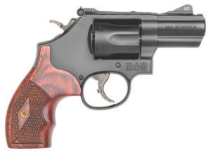 Smith & Wesson 13323 Model 19 Performance Center Carry Comp 357 Mag or 38 S&W Spl +P Blued Carbon Steel 2.50" PowerPort  Barrel, 6rd Cylinder & K-Frame, Tritium Front Night Sight, Custom Wood Grip
