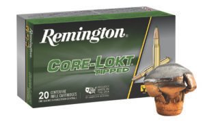 Remington Ammunition 29027 Core-Lokt Tipped 30-06Springfield 150gr Core-Lokt Tipped 20 Per Box/10 Case