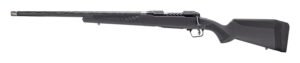 Savage Arms 57719 110 UltraLite Full Size 6.5 PRC 2+1 24" Carbon Fiber Threaded Barrel, Black Melonite Drilled & Tapped Stainless Steel Receiver, Adj AccuStock Matte Gray Synthetic Stock, Left Hand