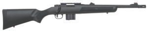 Mossberg 27707 MVP Patrol Full Size 300 Blackout 10+1 16.25" Matte Blued Threaded Bull Barrel, Matte Blued Stainless Steel Receiver w/Picatinny Rail, Black Fixed Synthetic Stock, Right Hand