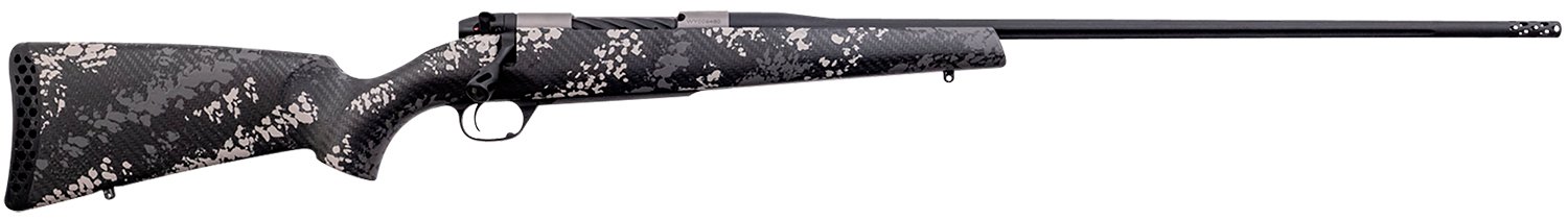 Weatherby MBT20N257WR8B Mark V Backcountry 2.0 Ti 257 Wthby Mag 3+1 26" Barrel, Graphite Black Cerakote Metal Finish, Black with Gray/White Sponge Accents Peak 44 Blacktooth Stock
