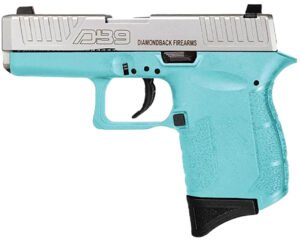 Diamondback DB0200P091 DB9 Gen4 Micro-Compact Frame 9mm Luger 6+1, 3.10" Stainless Steel Barrel, Nickel Boron Serrated Stainless Steel Slide, Mint Polymer Frame & Grip