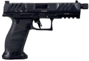 Walther Arms 2858142 PDP Pro SD 9mm Luger 10+1 5.10" Threaded Barrel, Black, Optic Cut/Serrated Slide, Polymer Frame with Pic. Rail, Performance Duty Grip, Flared Magwell