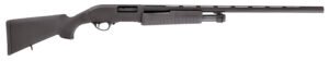 Escort HEFH12280501 Field Hunter  Full Size 12 Gauge Pump 3" 4+1 28" Black Vent Rib Barrel, Black Anodized Aluminum Grooved Receiver, Fixed Black Synthetic Stock, Right Hand