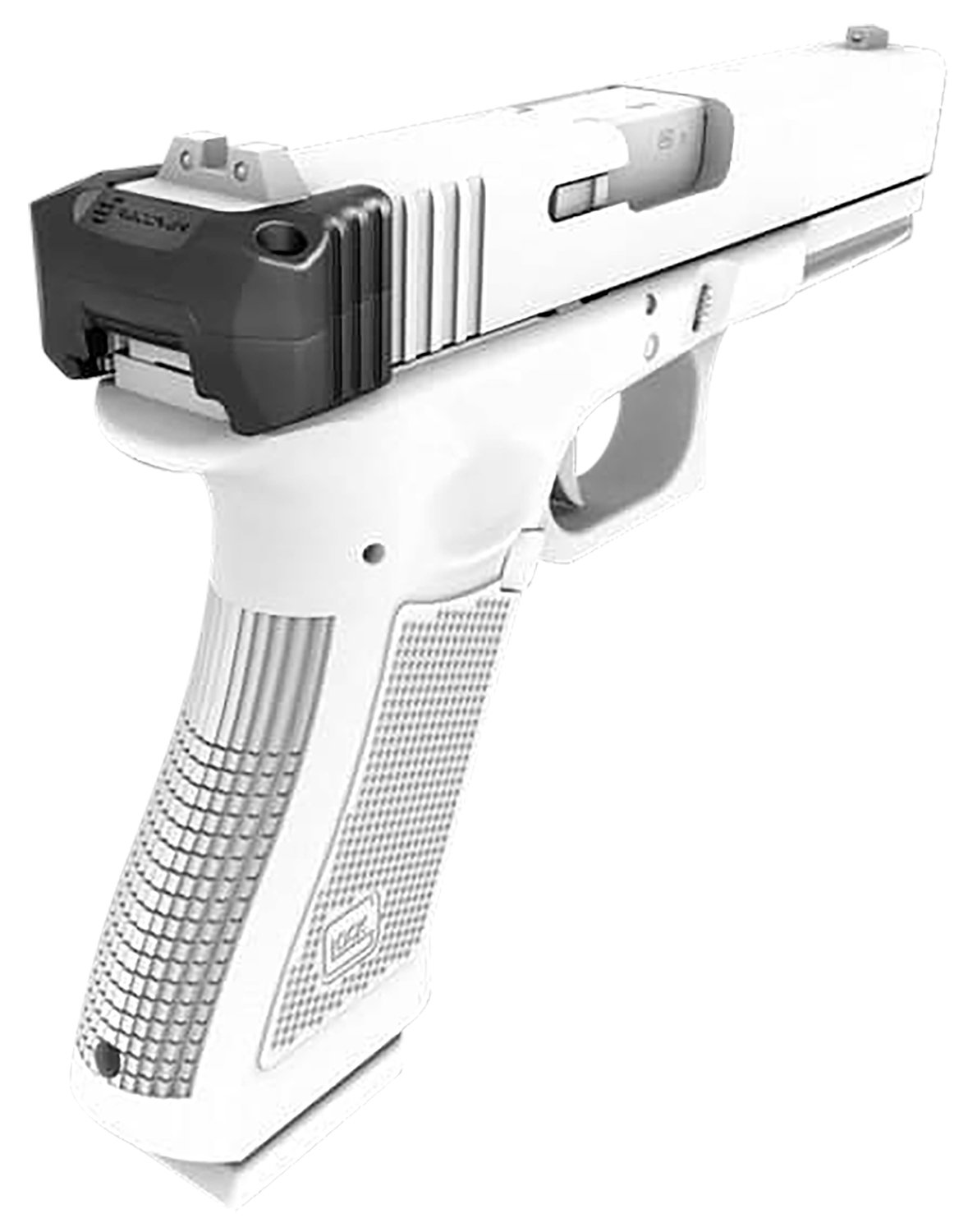 Recover Tactical GCH1701 Upper Charging Handle Black Polymer, Compatible w/Glock Gen1-5 17/19/24/26/27/35, Gen1-4 22/23 Ambidextrous