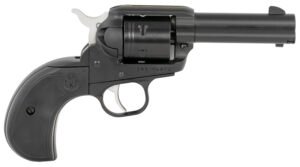 Ruger 2015 Wrangler  22 LR 6 Shot 3.75" Black Cerakote Steel Barrel, Black Cerakote Aluminum Frame, Black Cerakote Cylinder, Black Birdshead Grip, Exposed Hammer