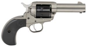 Ruger 2016 Wrangler  22 LR 6 Shot 3.75" Silver Cerakote Steel Barrel, Silver Cerakote Aluminum Frame, Black Cerakote Cylinder, Black Birdshead Grip, Exposed Hammer