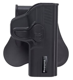 Bulldog RRTGX4 Rapid Release  OWB Black Polymer Paddle Fits Taurus GX4 Right Hand