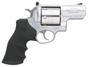 Ruger 5301 Super Redhawk Alaskan Large Frame 454 Casull 6rd 2.50" Satin Stainless Barrel, Frame & Cylinder, Hogue Finger Groove Tamer Monogrip, Grip Transfer Bar Safety, Exposed Hammer