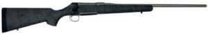 Sauer S1HSGFT65C 100  6.5 Creedmoor Caliber with 5+1 Capacity, 22" Barrel, Gray Cerakote Metal Finish & Gray Black Webbed Fixed HS Precision Stock Right Hand (Full Size)