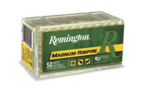 Remington Ammunition 20025 Magnum Rimfire 17HMR 20gr Jacketed Soft Point 50 Per Box/40 Case