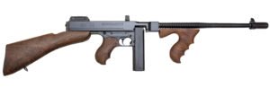 Thompson T1B14 1927A-1 Deluxe 45 ACP Caliber with 16.50" Barrel, 20+1 Capacity (Stick), Blued Metal Finish, Walnut Removable Fixed Stock & Wood Grip Right Hand