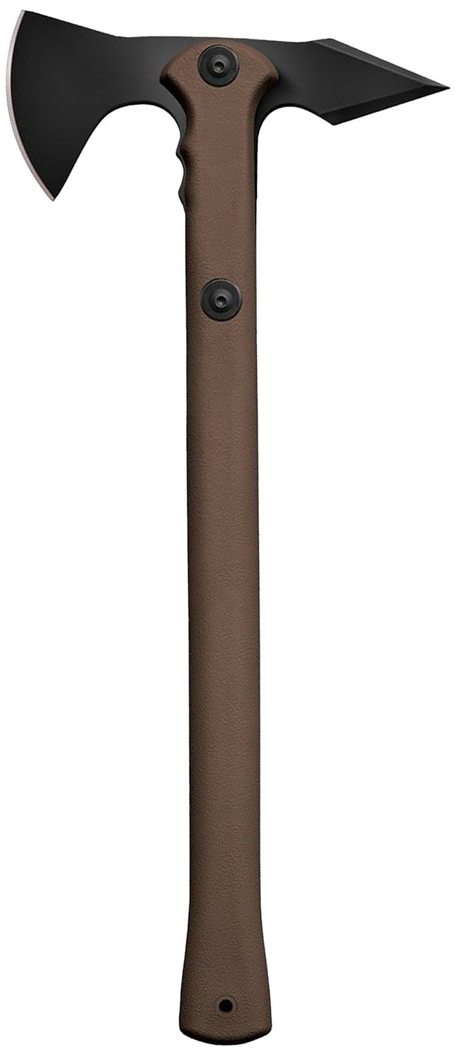 Cold Steel CS90PTHF Trench Hawk 3.50" Blade 1055 Carbon Steel Blade Flat Dark Earth Polypropylene Handle 19"