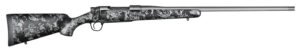 Christensen Arms 8010108400 Mesa FFT 300 Win Mag 3+1 22" Threaded Barrel, Tungsten Gray Cerakote, Black with Gray Webbing Stock