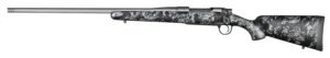 Christensen Arms 8010112100 Mesa FFT 300 PRC 3+1 22" Threaded Barrel, Tungsten Gray Cerakote, Black with Gray Webbing Stock, Left Hand