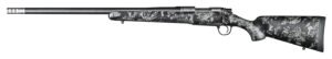Christensen Arms 8010617400 Ridgeline FFT 7mm-08 Rem 4+1 20" Carbon Fiber/Threaded Barrel, Stainless Steel, Black with Gray Accents Stock, Left Hand