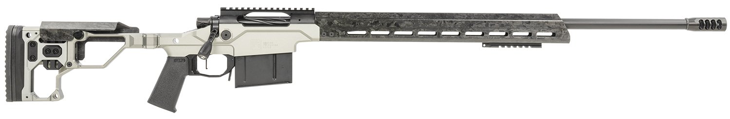 Christensen Arms 8010307600 Modern Precision 300 PRC 26" Threaded Carbon Fiber Barrel 5+1, Black Nitride Finish, Tungsten Anodized Folding Stock, Polymer Grip