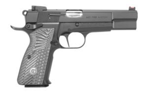 EAA GIRSAN 390465 MCP 35 Match 9mm Luger 15+1, 4.87" Stainless Steel Barrel, Matte Black Serrated Slide, Matte Black Steel Frame w/Beavertail, Black/Gray Checkered Grip, Ambidextrous