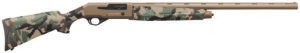 Charles Daly 930328 601  12 Gauge 4+1 3" 28" Vent Rib Barrel, Flat Dark Earth Finish Aluminum Receiver, Woodland Camo Synthetic Stock, Includes 3 Choke Tubes