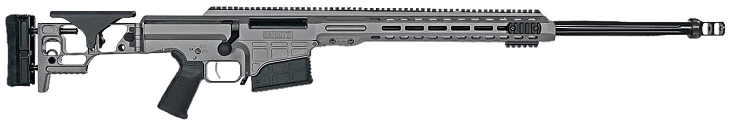 Barrett 18501 MRAD 300 PRC Caliber 26" 10+1, Tungsten Gray Rec & Folding Stock, Black Magpul Grip