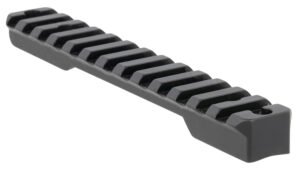 Talley PSM258779 Fierce Rivalry Picatinny Rail  Black Anodized Short Action 20 MOA