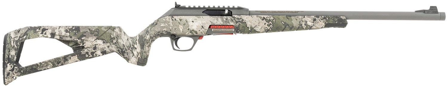 Winchester Repeating Arms 521141102 Wildcat 22 LR 10+1 18", Gray Barrel/Rec, Skeletonized TrueTimber VSX Stock, Ghost Ring Sight, Suppressor Ready