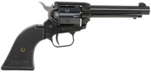 Heritage Mfg RR22B4PG Rough Rider  22 LR 6 Shot, 4.75" Black Steel Barrel, Black Cerakote Zinc Alloy Frame, Black Cerakote Cylinder, Black Polymer Grip, Hammer/Thumb Safety, Exposed Hammer