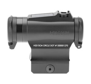 Holosun HS515CM 515  Black Anodized 1 x 20 mm 2 MOA Red Dot/65 MOA Circle Multi Reticle
