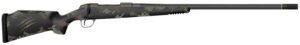 Fierce Firearms FCR300PRC24TF Carbon Rage  Full Size 300 PRC 3+1 24" Black C3 Carbon Fiber Barrel, Tungsten Gray Cerakote Stainless Steel Receiver, Forest Green Fixed Fierce Tech C3 Stock, Right Hand