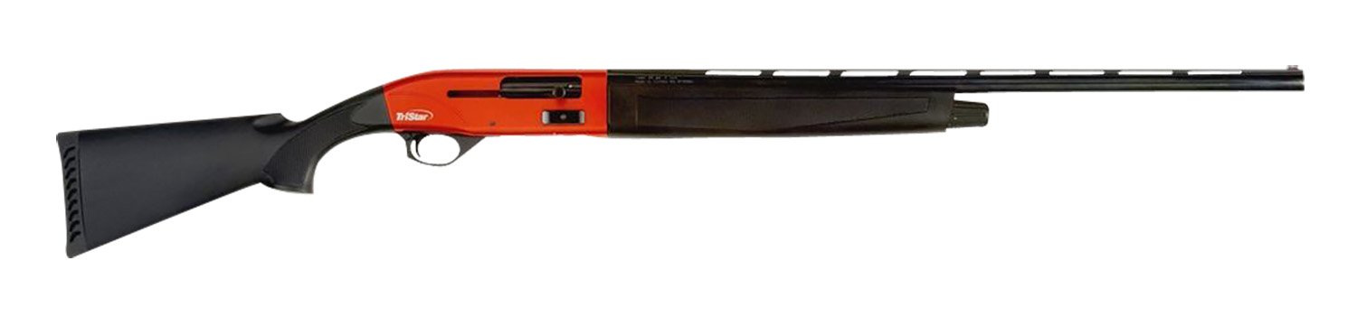 TriStar 24254 Viper G2 Pro Sporting Full Size 12 Gauge Semi-Auto 3" 5+1 30" Black Vent Rib Barrel, Red Anodized Steel Receiver, Fixed Black Synthetic Stock, Beretta/Benelli Mobil Chokes, Right Hand