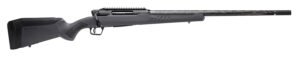Savage Arms 57899 Impulse Mountain Hunter 30-06 Springfield 4+1 22" Carbon Fiber Threaded Barrel, Black Aluminum Receiver w/Picatinny Rail, Gray AccuStock Synthetic Stock, Ambidextrous