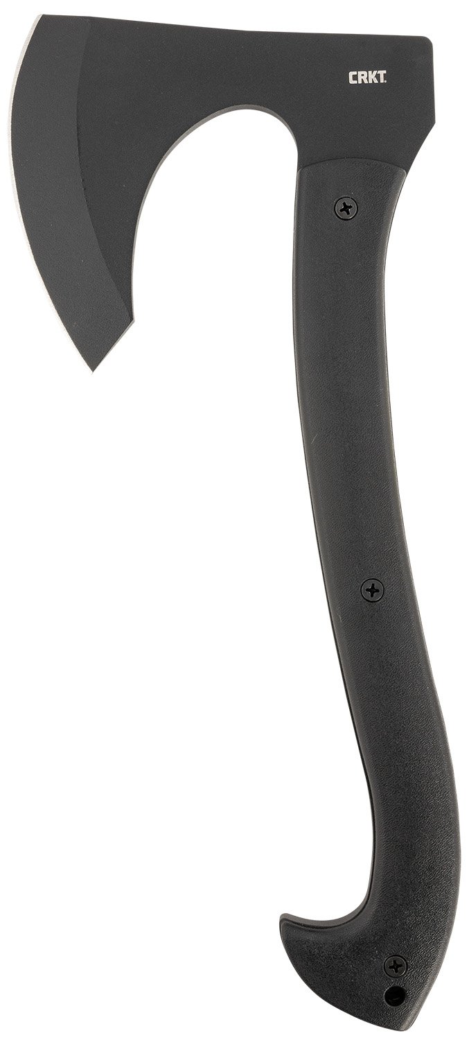 CRKT 2917 Skeggox 4.83" Plain Axe w/Beard, SK-5 Steel Blade, Black Contoured GRN Handle, 12.94" OAL