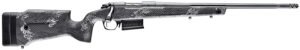 Bergara Rifles B14S751 B-14 Crest 308 Win 3+1 20" Fluted/Threaded, Sniper Gray Cerakote Barrel/Rec, Monte Carlo Carbon Fiber Stock with Black & Gray Splatter, Omni Muzzle Brake