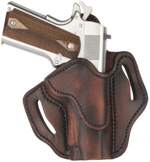 1791 Gunleather ORBH1SVTGR BH1 Optic Ready OWB Vintage Leather Belt Slide Fits 4-5" 1911 Right Hand