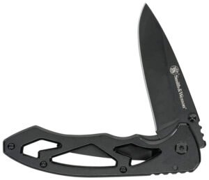 Uncle Henry CK400LCP Skeletonized Large 3" Folding Drop Point Plain Stainless Steel Blade 4.40" Handle Includes Pocket Clip
