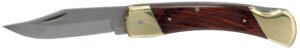 Uncle Henry LB7CP Bear Paw  3.70" Folding Plain Stainless Steel Blade, 5" Handle
