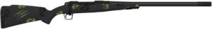Fierce Firearms ROG300WIN22BF Carbon Rogue  Full Size 300 Win 3+1 22" Carbon Fiber Hand Lapped/Match Grade Threaded Barrel, Black Cerakote Steel Receiver, Forest Camo Fierce Rogue Carbon Fiber Stock