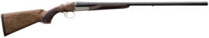 Charles Daly 930356 520 Superior Full Size 20 Gauge Break Open 3" 2rd 26" Gloss Blued Side By Side Barrel, Silver Steel Receiver, Fixed Oiled Walnut Stock, Rem Choke Tube System