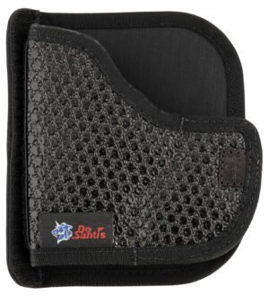 DeSantis Gunhide M44BJ8JZ0 Super Fly  Black Rubberized Fabric Pocket Fits Sig P365 Ambidextrous