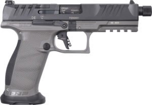 Walther Arms 2877503 PDP Pro SD 9mm Luger 18+1 5.10" Threaded Barrel, Black Optic Cut/Serrated Slide, Tungsten Gray Polymer Frame with Pic. Rail, Performance Duty Grip, Flared Magwell