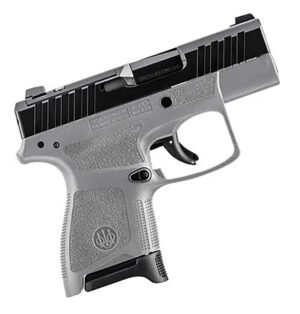 Beretta USA JAXN9268A1 APX A1 Carry Micro-Compact Frame 9mm Luger 8+1 3" Blued Steel Barrel, Black Serrated Steel Slide, Wolf Gray Polymer Frame, Polymer Grip