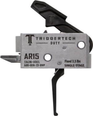 TriggerTech AH0SDB33NNF Duty  Flat Trigger Single-Stage 3.50 lbs Draw Weight Fits AR-15